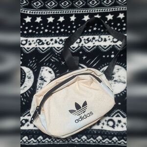 Adidas Cream and Blue Bag